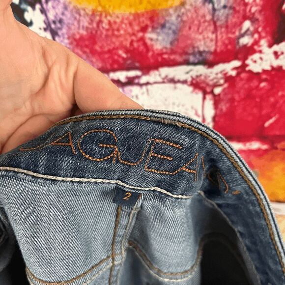 Jag Jeans Low Rise Slim Leg Size 2  Indigo Wash - Picture 9 of 9